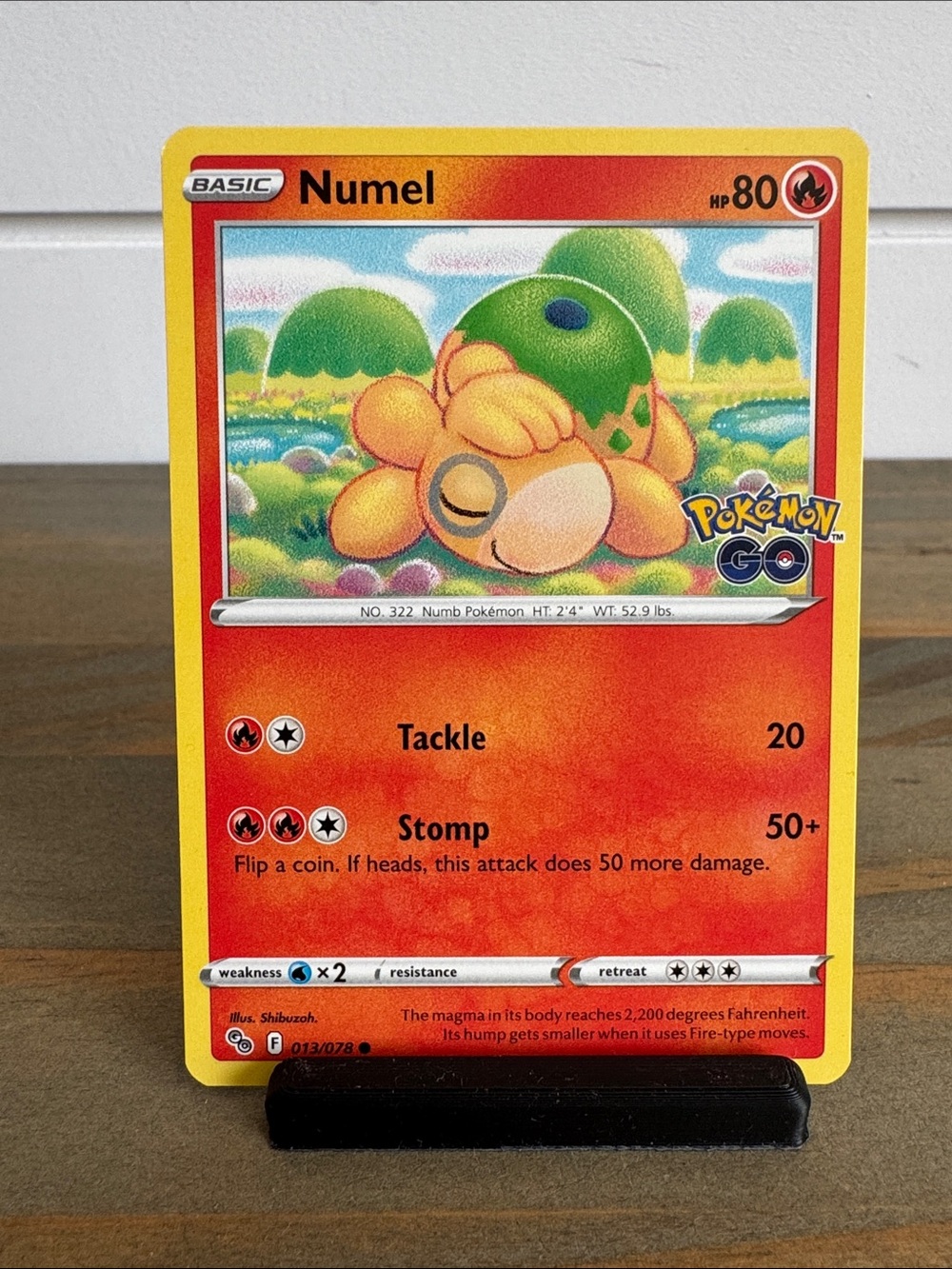 Pokémon | Go #013/078: Numel (2022) - Collectible Trading Card